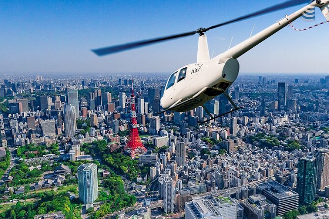 【10 mins】Tokyo Helicopter Tour + Private Car Pickup & Drop off - A private flight with a very short clock