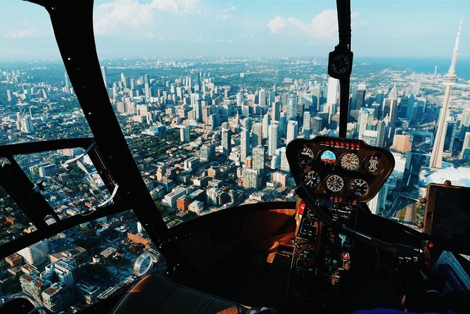 20 km Helicopter Tour over Toronto - Fort York, the Exhibition grounds, and the waterfront