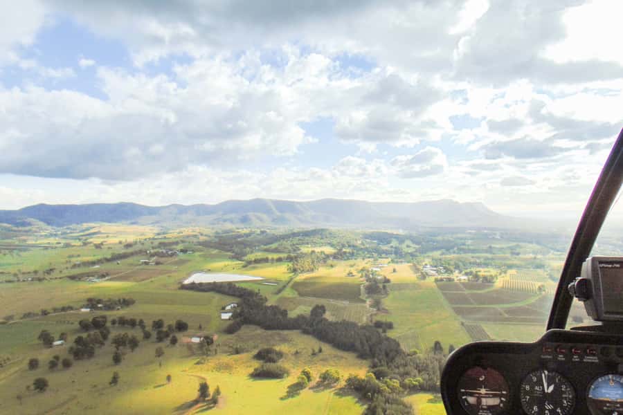 20 Minute Helicopter Scenic Flight Hunter Valley - What 20 minutes feels like in practice