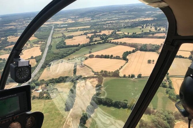 25 minute Royal Surrey Helicopter Tour - Wisley’s gardens and Clandon Park’s Palladian lines