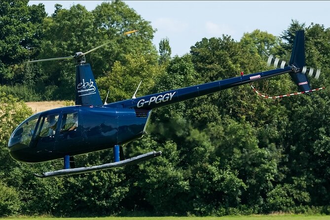 25 minute Royal Surrey Helicopter Tour - The return over Dorking and toward London