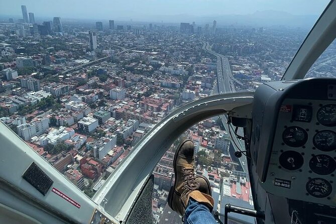 30 min Private Helicopter Tour in Mexico City - Angel of Independence, Bellas Artes, and the Revolution Monument
