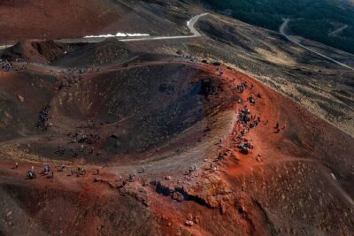 30 minutes Etna volcano private helicopter tour from Fiumefreddo