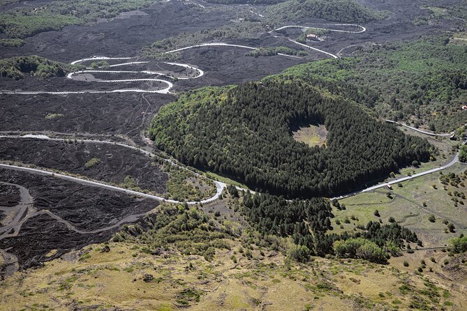 30 minutes Etna volcano private helicopter tour from Fiumefreddo - Silvestri Craters and the Schiena dell’Asino