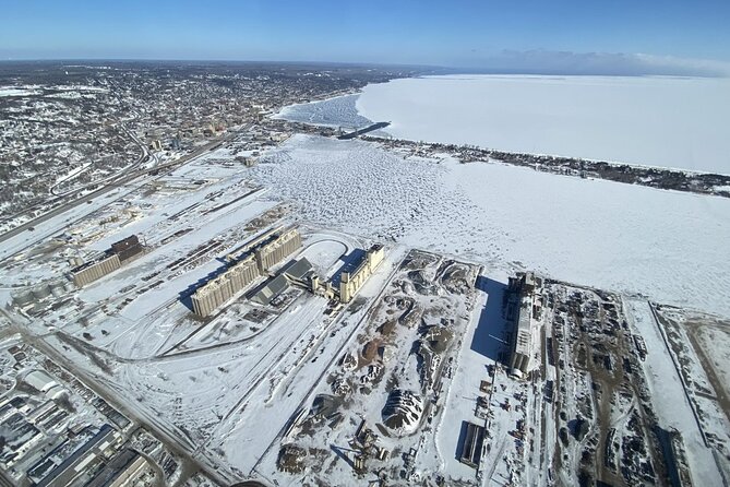 60-Mile Ultimate Helicopter Tour over Duluth and Lake Superior's North Shore - Seeing the Port of Duluth from above