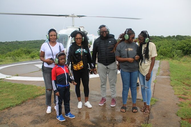 A Helicopter flight Over the Victoria falls - Victoria Falls from the helicopter