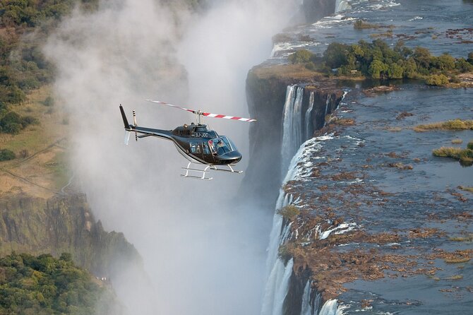 A Helicopter flight Over the Victoria falls - Who will get the most from this flight