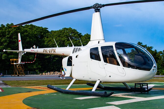 Above the Island of Gods Helicopter Tour - Uluwatu Temple on the cliff edge