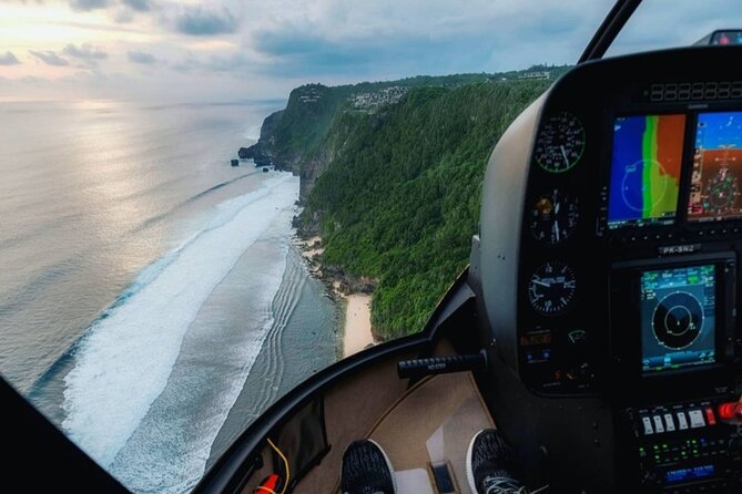 Above the Island of Gods Helicopter Tour - The Nusa Dua meeting point and timing