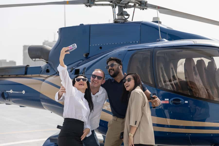 Abu Dhabi: Scenic Private Helicopter Tour - Corniche Road and Marina Mall From Above