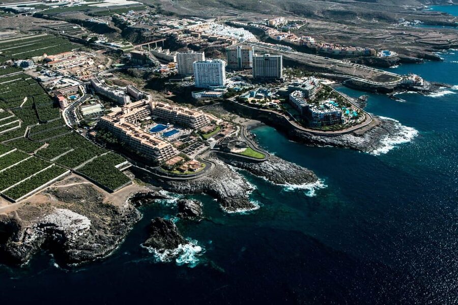 Adeje: Scenic Tenerife Helicopter Flight - Looking across Isla Baja