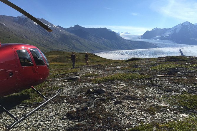 Alaska Heli Hiking - ANCHORAGE AREA - Glacier views, glacial lakes, and the extra landing