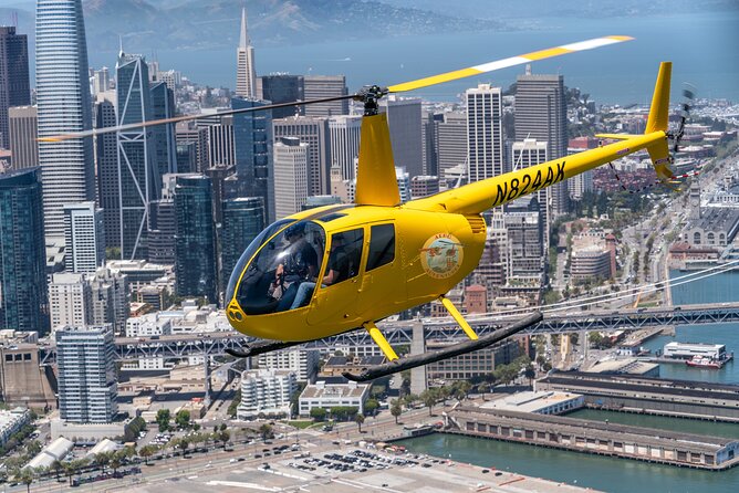 Alcatraz City Sites Helicopter Adventure - The Bay Bridge and the city’s eastern side