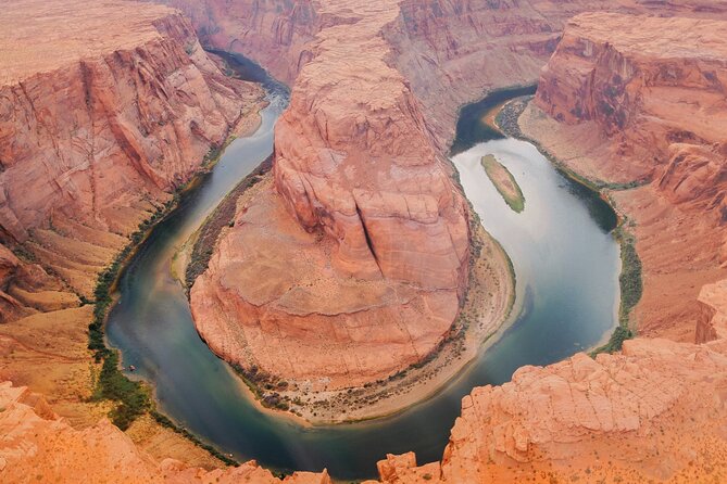 Arizona Desert Helicopter Tour Including Tower Butte Landing - Horseshoe Bend from above