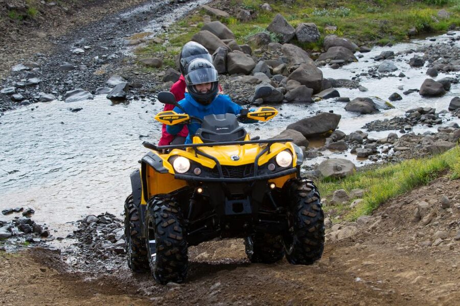 ATV & Helicopter combination tour From Reykajvik - Riding around Lake Hafravatn