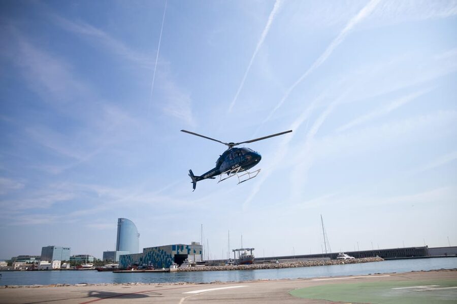 Barcelona: Boat Trip and Panoramic Helicopter Flight - Sailing from Port Vell on the Orsom