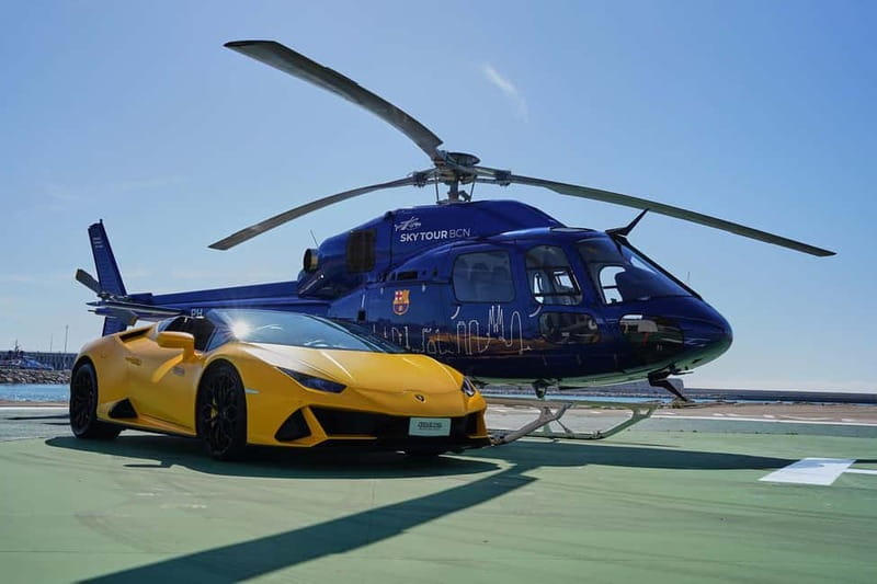 Barcelona: Helicopter and Supercar Driving Experience - Key points before you book