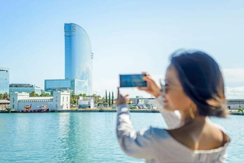Barcelona: Helicopter, Boat Ride & Old Town Private Tour - Starting on Roger de Llúria with Barcelona’s grand boulevard