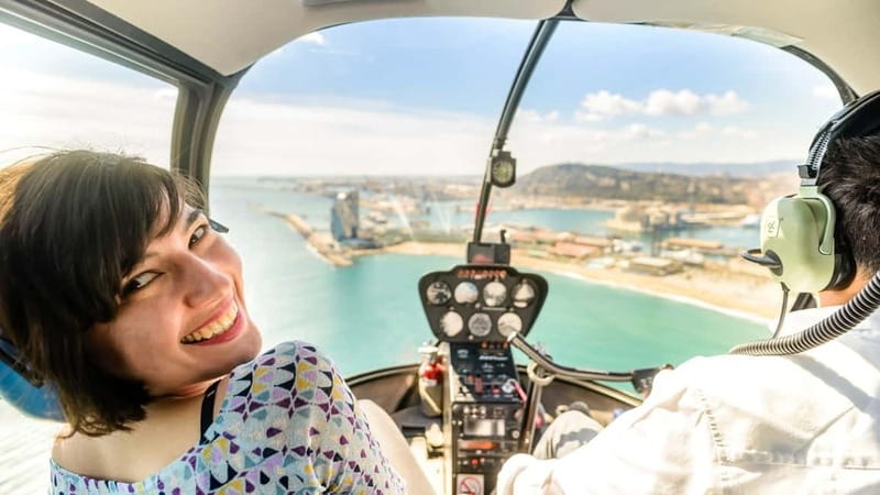Barcelona: Helicopter Flight & Heliport Boat Transfer - Key points at a glance