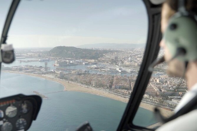 Barcelona Official Helicopter Tour with In-flight Video - Port Vell, Barceloneta, and Mar Bella from above
