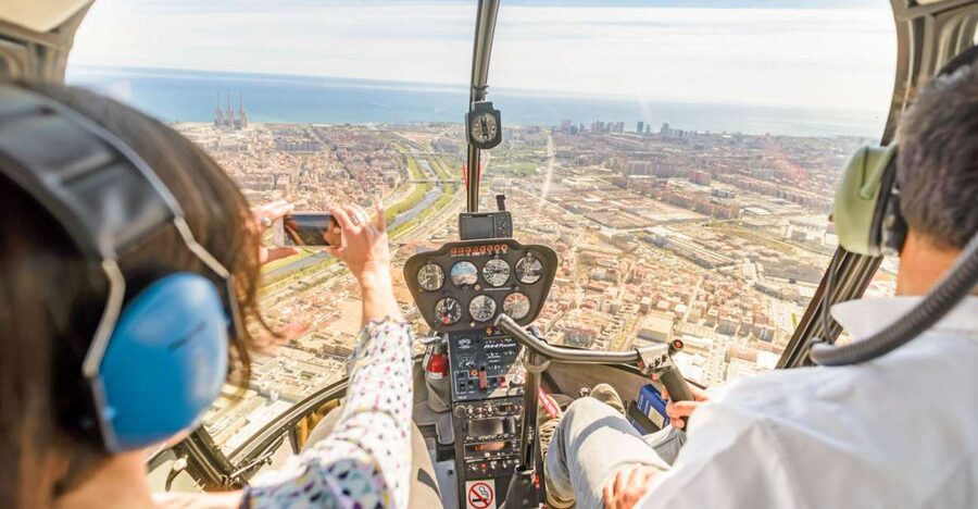 Barcelona: Panoramic Helicopter Flight & Boat Transfer - What the city looks like from above