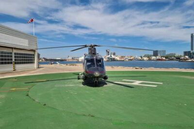 Panoramic Helicopter Flight & Boat Transfer