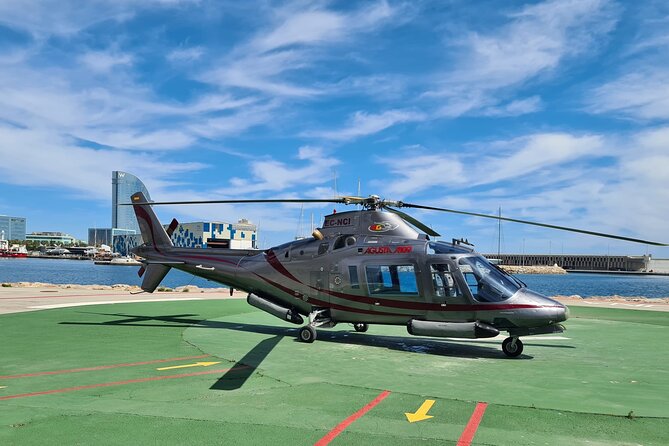 Barcelona's Panoramic Helicopter Flight & Heliport Boat Transfer - Reaching the heliport beside Barcelona’s port