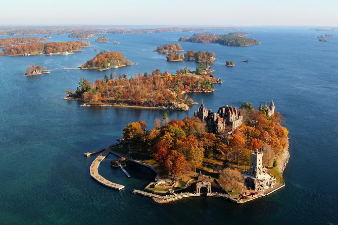 Boldt Castle and Thousand Islands Helicopter Tour - Boldt Castle from the air