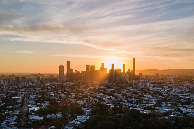 Brisbane City - Private Helicopter Sunset Flight - 25min - Two orbits over South Bank and the CBD