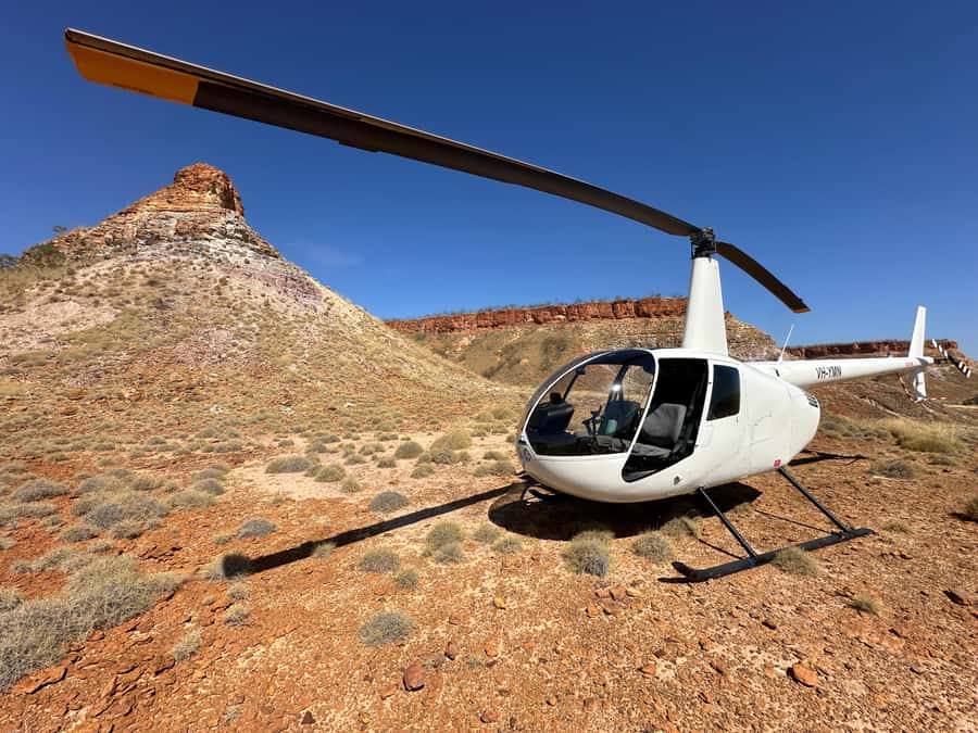 Broome: Edgar Ranges, Eco Beach & Lunch Helicopter tour - The coastal return over Roebuck Bay