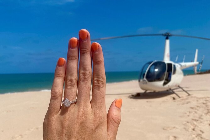 Broome: Romantic 45-Min Private Helicopter Flight & Beach Picnic - A romantic flight over Broome’s coast