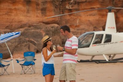 Romantic 45-Min Private Helicopter Flight & Beach Picnic