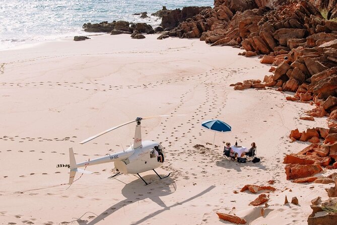 Broome: Romantic 45-Min Private Helicopter Flight & Beach Picnic - Landing on a secluded part of Cable Beach