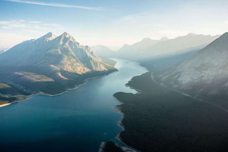 Canadian Rockies: Helicopter Flight with Exploration Hike - Flying over Wilson Icefield and the Columbia Icefield