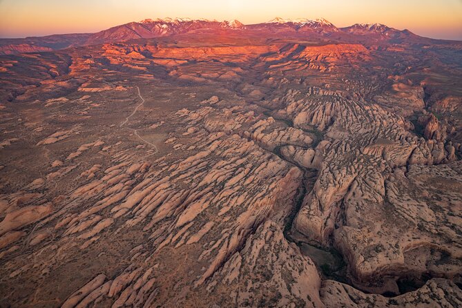 Canyon Country Sunset Helicopter Tour - 60 minutes - A 7:00 pm takeoff over Moab