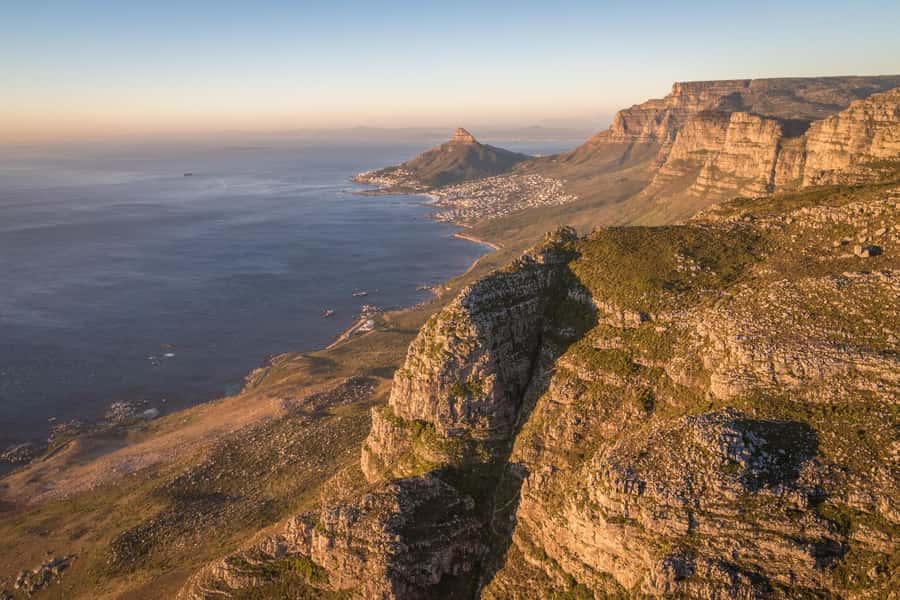 Cape Town: 20-Minute Helicopter Flight and Free Harbour Tour - The Twelve Apostles from the air