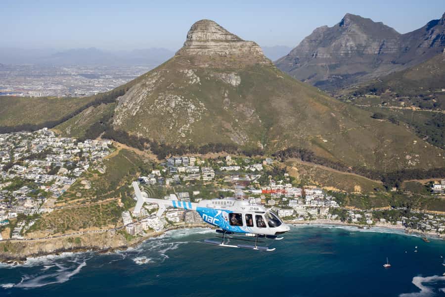 Cape Town: Hopper Helicopter Flight - Green Point Stadium from the air