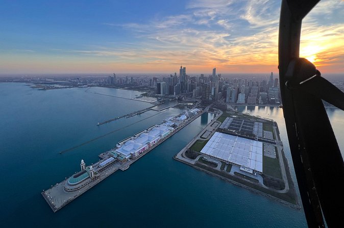 Chicago Helicopter 10-Minute Tour for up to Three Passengers - Four minutes above Navy Pier