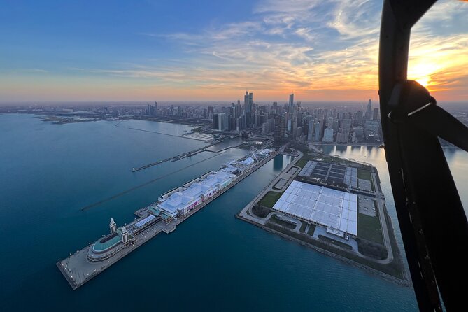 Chicago Helicopter 10-Minute Tour for up to Three Passengers - Three minutes above downtown and the Loop