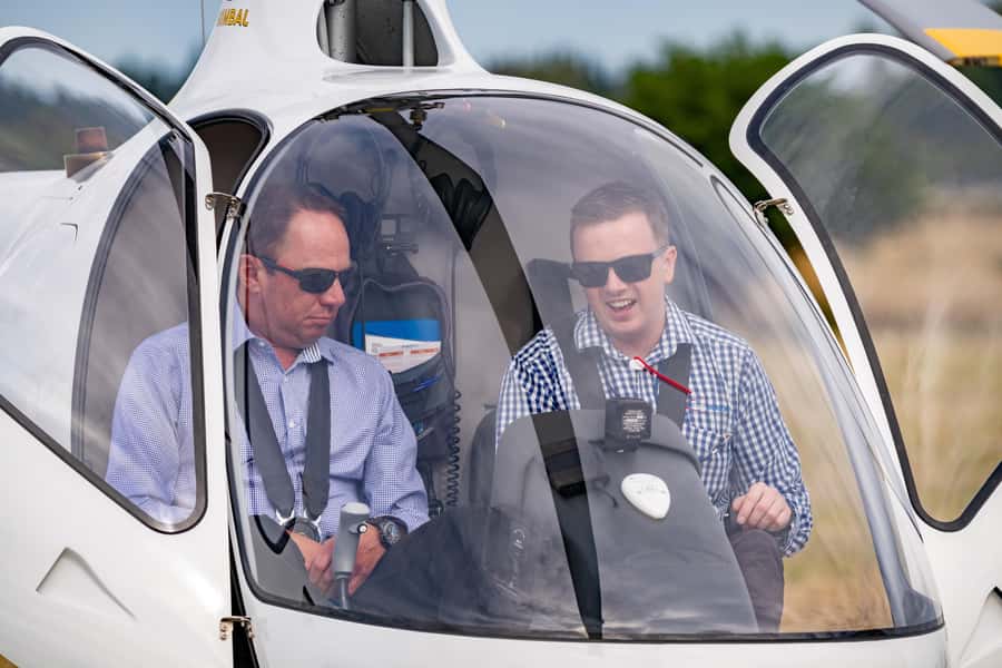 Christchurch: Helicopter Trial Flight - The 30-minute flight and your turn at the controls