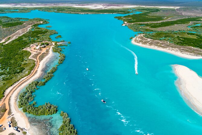 Colours of Broome: Stunning 30-Minute Scenic Helicopter Flight - Town Beach, the jetty and Roebuck Bay