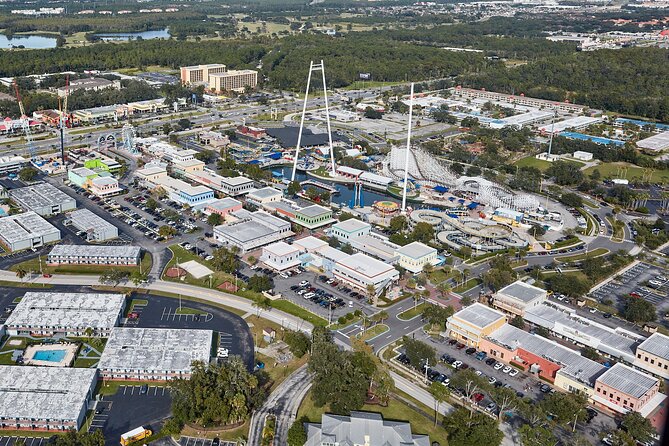 Day Flight 48 Miles Helicopter Tour over Theme Parks & Downtown - The Orange-Shaped Building and Other Route Landmarks