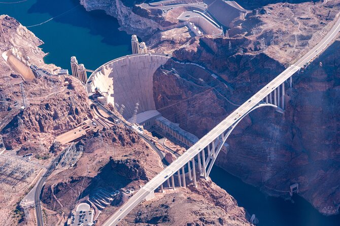 Daytime Hoover Dam and Las Vegas Strip Helicopter Flight - From Koval Lane to Lake Mead