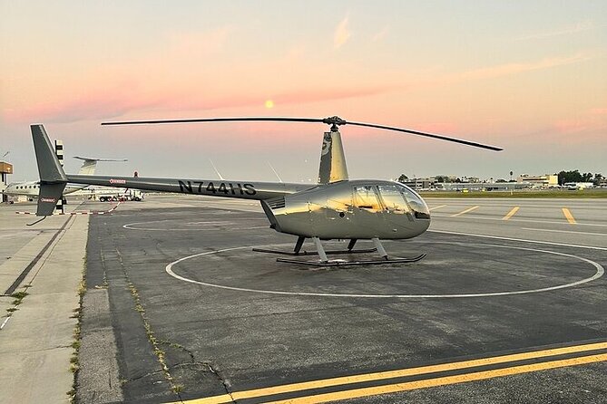 Downtown LA Lights: Your Private Sunset and Night Helicopter Tour - What check-in and the flight feel like