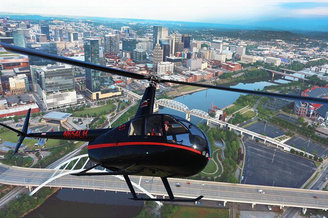 Downtown Nashville Helicopter Tour - Taking off from Tune Airport