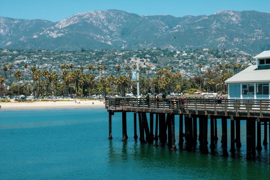Downtown Santa Barbara Helicopter Tour - The First View: California Coastline And Open Water