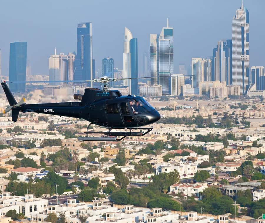 Dubai: 12-Min Helicopter Adventure Above The Palm - Arriving at the Dubai Police Academy helipad