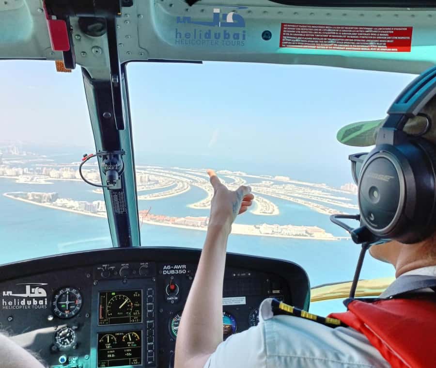Dubai: 17-Minute Helicopter Tour over Palm Jumeirah - Arriving at the Dubai Police Academy helipad