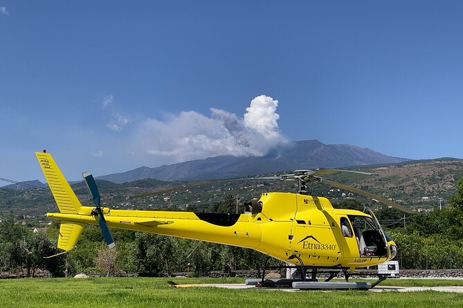Etna Helicopter Tour - The northern ski resort and Silvestri Craters
