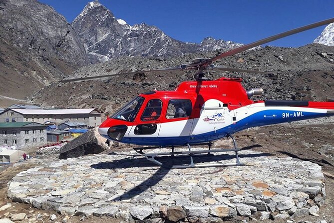Everest Base Camp Helicopter Tour Stop at Hotel Everest View. - Pheriche and the practical group split